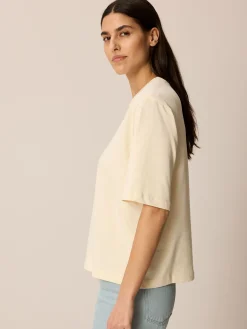 T-Shirt aus Bio Baumwolle(offwhite, S)