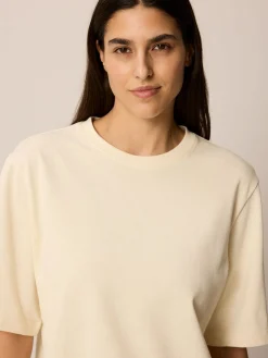 T-Shirt aus Bio Baumwolle(offwhite, S)