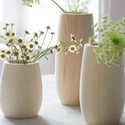 Vase aus Eschenholzø 8 x 17 cm