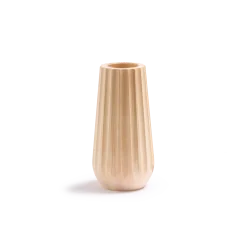 Vase Kanneluraus Zirbe, ø 12,5 cm, H 26,5
