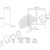 Vitrine Tenso(glas, Kernbuche, 106,4)