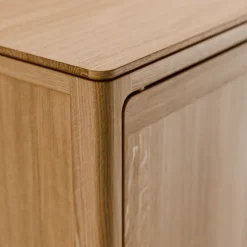 Vitrine Tenso 2-türig2 Laden (Holz, Eiche, 2-türig, 2 Laden)
