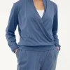 Wickelshirt aus Bio Baumwolle(vintage indigo, M)