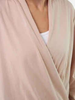 Wickelshirt aus Bio Baumwolle(camelie, XS)