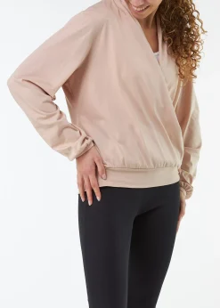 Wickelshirt aus Bio Baumwolle(camelie, XS)