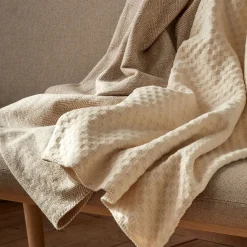 Wohndecke Cameonatur, 150 x 200 cm, 100 % Baumwolle, GOTS