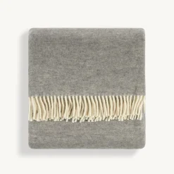 Wohndecke Kilkenny100 % Schurwolle (Merino) (hellgrau, 150 x 235 cm)