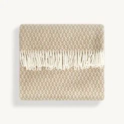 Wohndecke Nolan100 % Schurwolle (Lamm) (toffee, 130 x 200 cm)
