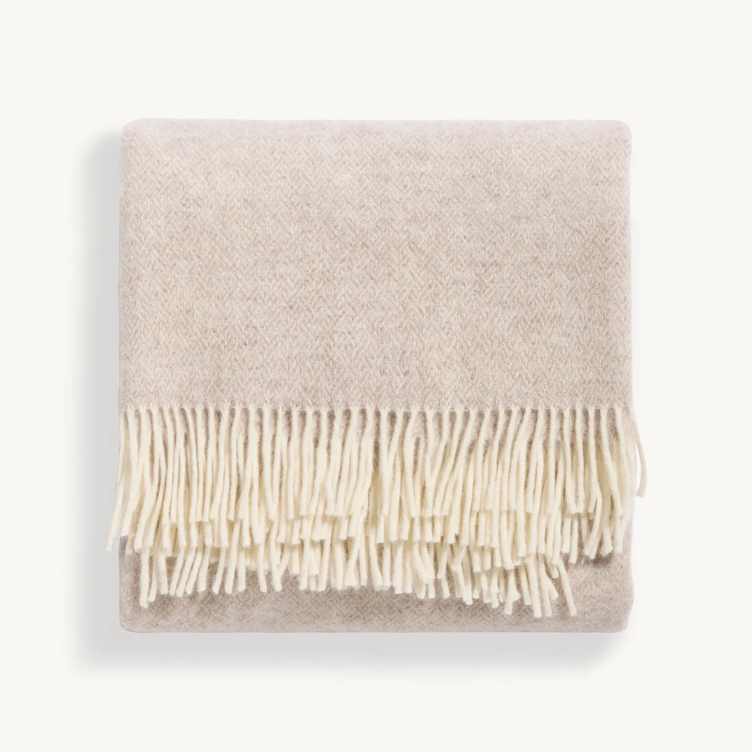 Wohndecke Selma130 x 200 cm, 100 % Schurwolle (Lamm) (sand)