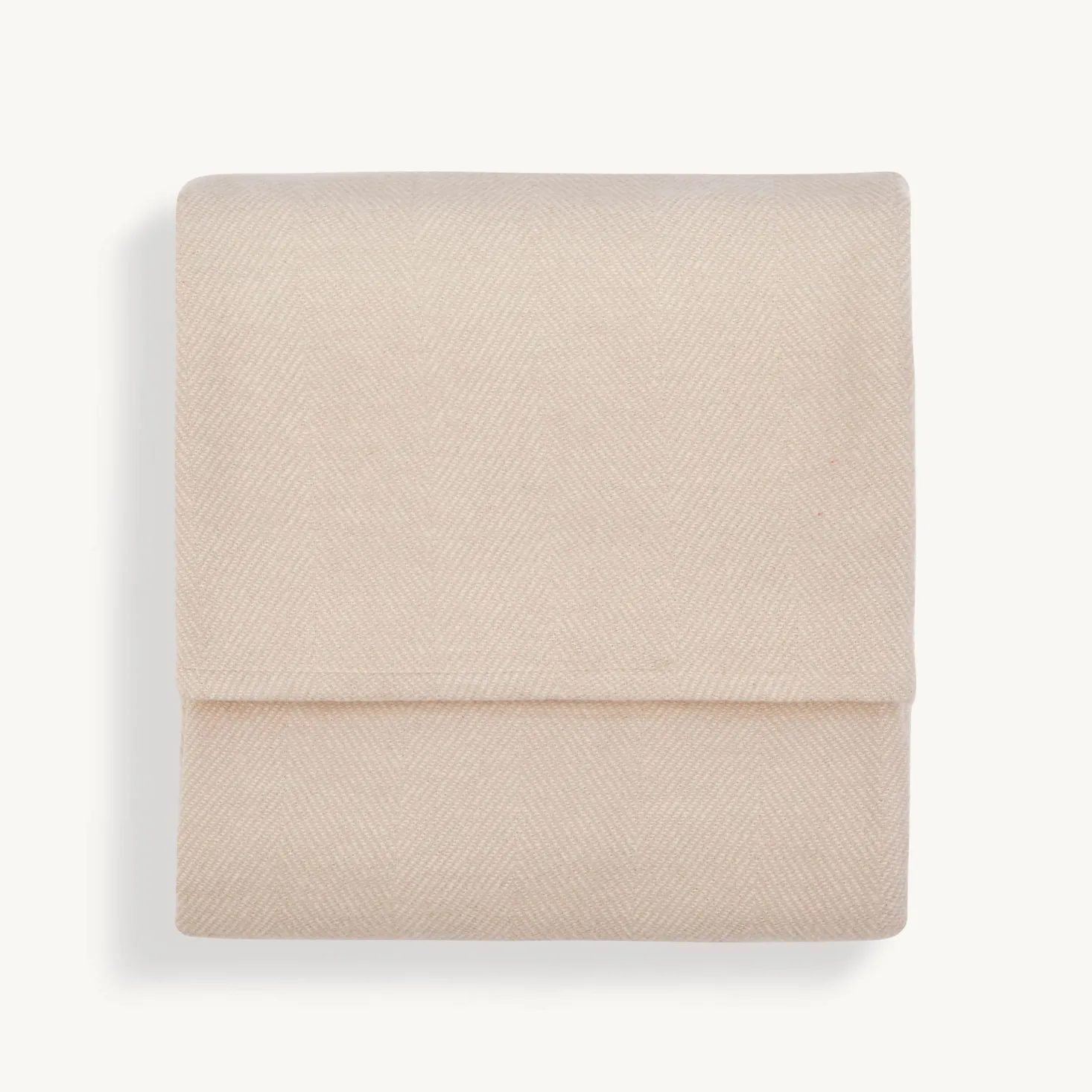 Wohndecke Yannick140 x 200 cm, 100 % Baumwolle, GOTS (sesam)