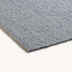 Wollteppich Ambo(blaugrau, 70 x 140 cm)