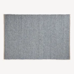 Wollteppich Ambo(blaugrau, 70 x 140 cm)