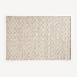 Wollteppich Ambo(Naturweiß meliert ungefärbt, 70 x 140 cm)