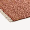 Wollteppich Cheviot(braun/orange, 70 x 140 cm)