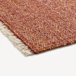 Wollteppich Cheviot(braun/orange, 70 x 140 cm)