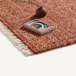 Wollteppich Cheviot(braun/orange, 70 x 140 cm)