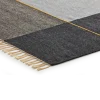 Wollteppich Kelim Mata(kiesel/kurkuma, 70 x 140 cm)