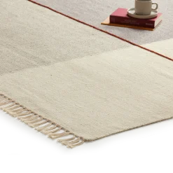 Wollteppich Kelim Mata(natur/ziegel, 70 x 140 cm)