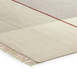 Wollteppich Kelim Mata(natur/ziegel, 70 x 140 cm)