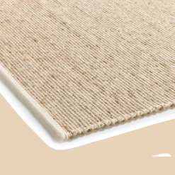Wollteppich Linio Pur(haselnuss, 60 x 120 cm)