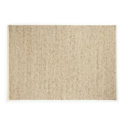 Wollteppich Linio Pur(haselnuss, 60 x 120 cm)