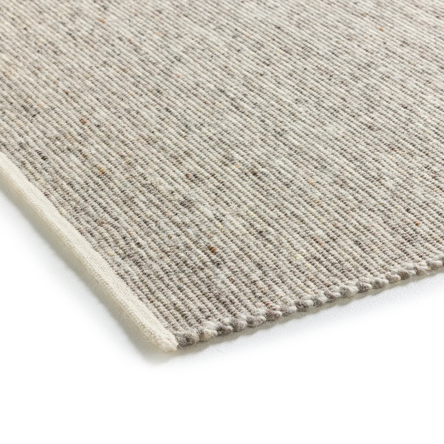 Wollteppich Linio Pur(stein, 70 x 140 cm)
