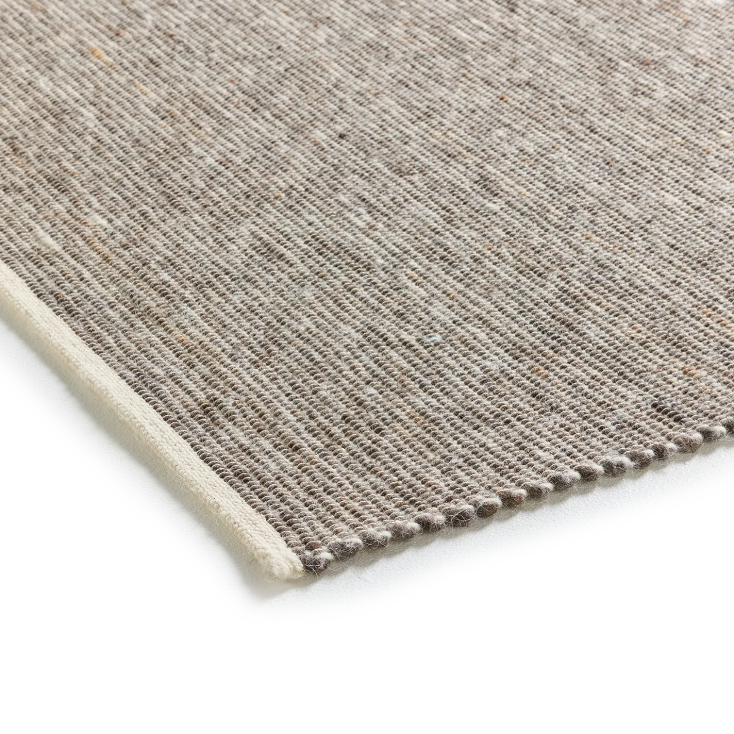 Wollteppich Linio Pur(torf, 70 x 140 cm)