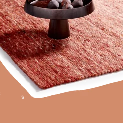 Wollteppich MaelGOTS (braun/orange, 70 x 140 cm)