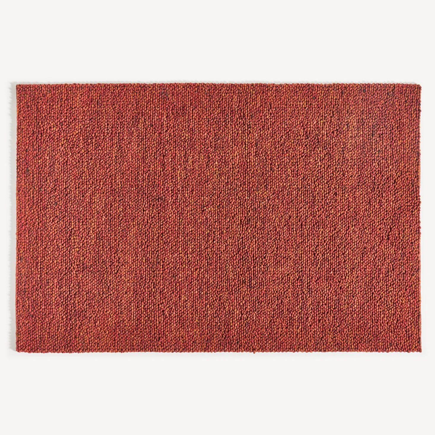 Wollteppich Skywalker 100% Schafschurwolle(braun/orange, 70 x 140 cm)