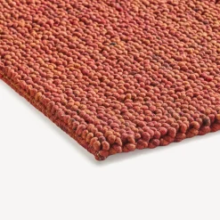 Wollteppich Skywalker 100% Schafschurwolle(braun/orange, 70 x 140 cm)