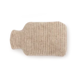 Wärmflaschenbezug Helenbeige, natur, 2 L, 100 % Schurwolle (Schaf)