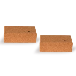 Yogablock aus Kork22,5 x 12 x 7,5 cm (2 Stück)
