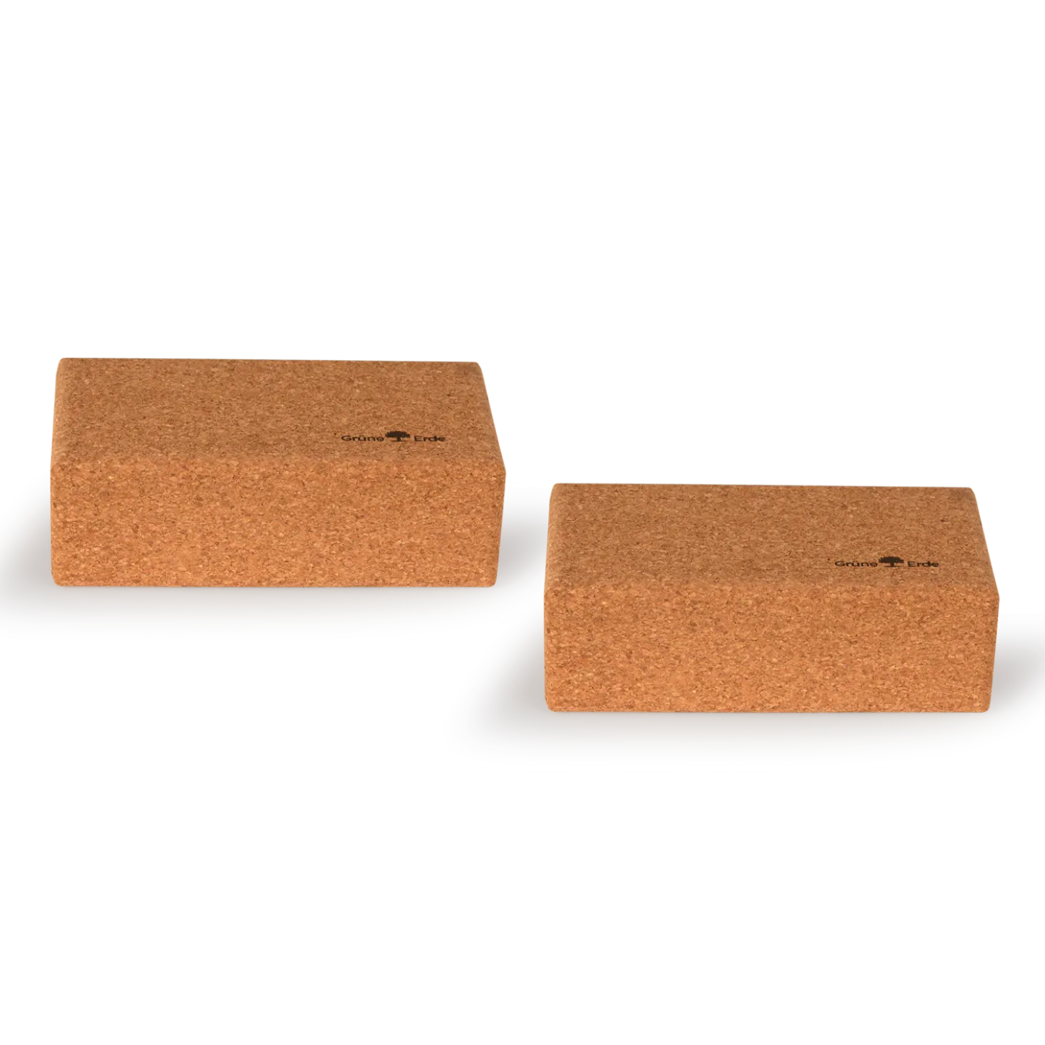 Yogablock aus Kork22,5 x 12 x 7,5 cm (2 Stück)
