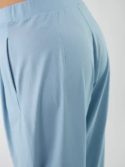 Yogahose aus Bio Baumwolle(aqua, XS)