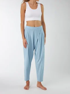 Yogahose aus Bio Baumwolle(aqua, XS)