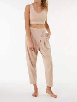 Yogahose aus Bio Baumwolle(camelie, XS)
