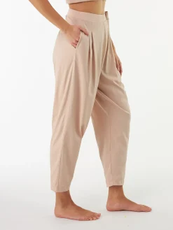 Yogahose aus Bio Baumwolle(camelie, XS)
