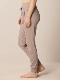 Yogahose aus Bio Baumwolle(graubeige, 46)