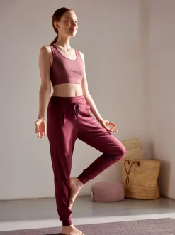 Yogahose aus Bio Baumwolle(mitternachtsblau, 46)