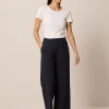 Yogahose aus Bio Baumwolle(mitternachtsblau, 38)