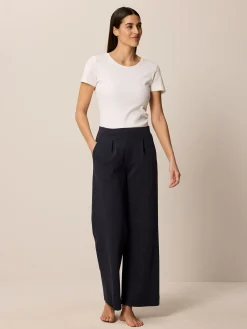 Yogahose aus Bio Baumwolle(mitternachtsblau, 38)