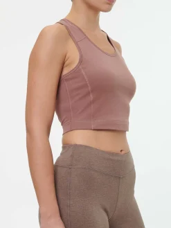 Yogatop aus Bio Baumwolle(cappuccino, 42)