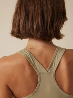 Yogatop aus Bio Baumwolle(light khaki, 42)