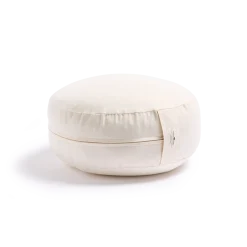 Zafu Sitzkissen-Überzug100 % Baumwolle, GOTS, NATURTEXTIL BEST (natur, 32 x 12 cm)