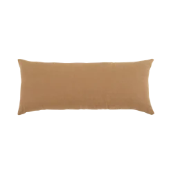 Zierkissenbezug Ariana60 % Baumwolle/40 % Leinen, GOTS (nougat, 35 x 80 cm)