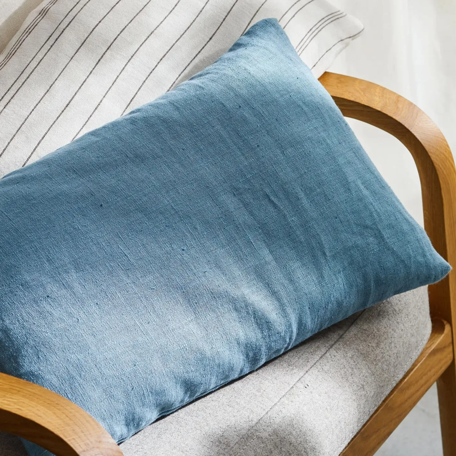 Zierkissenbezug Ariana60 % Baumwolle/40 % Leinen, GOTS (nougat, 35 x 80 cm)