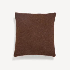 Zierkissenbezug Mats50 % rezyklierte Schurwolle (Lamm)/50 % Schurwolle (Lamm) (kaffee, 50 x 50 cm)