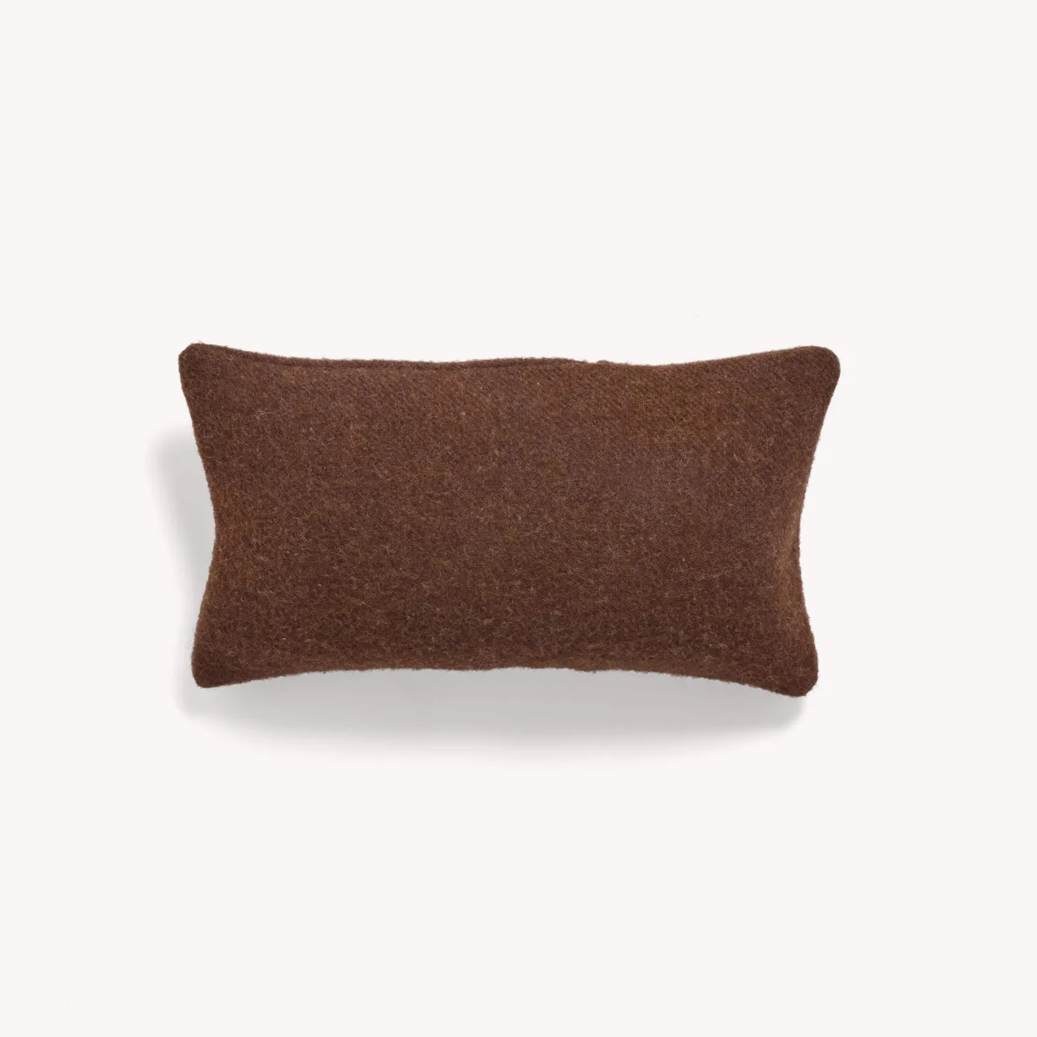 Zierkissenbezug Mats50 % rezyklierte Schurwolle (Lamm)/50 % Schurwolle (Lamm) (kaffee, 30 x 50 cm)