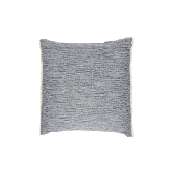 Zierkissenbezug Mirja40 x 40 cm, 100 % Baumwolle, Musselin (blaugrau)