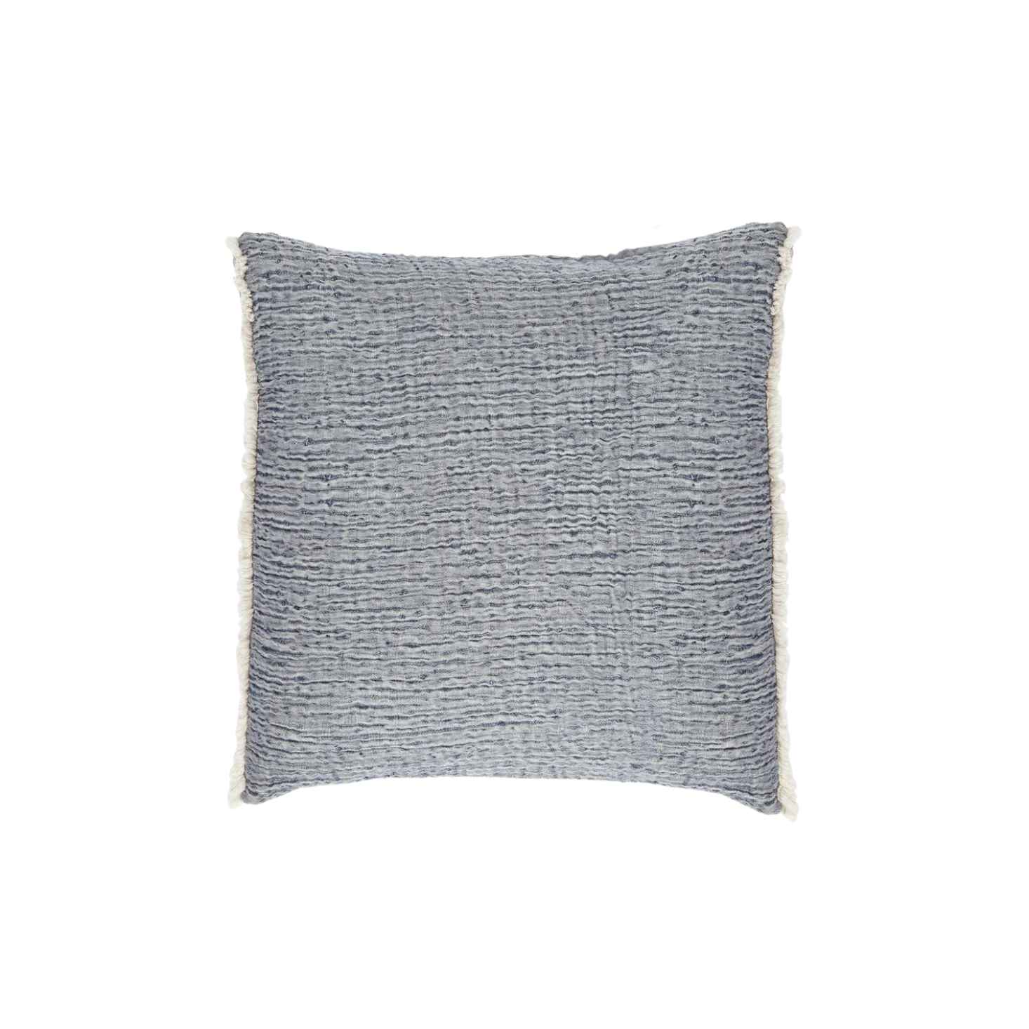 Zierkissenbezug Mirja40 x 40 cm, 100 % Baumwolle, Musselin (blaugrau)